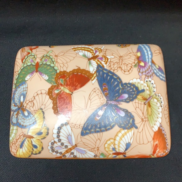 Neiman Marcus porcelain butterfly card case &cards - Picture 10 of 16